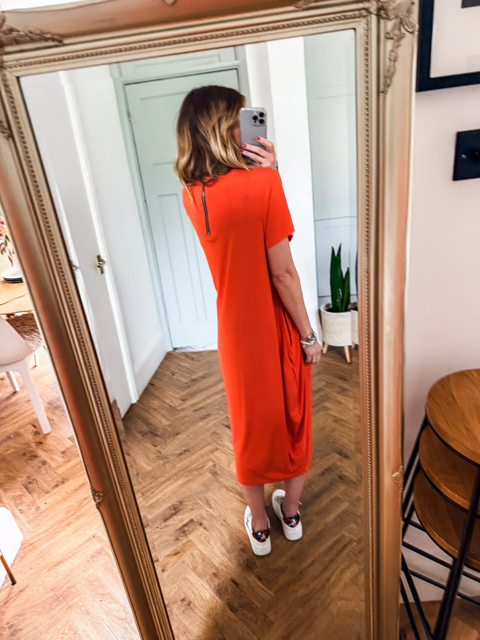 T-Shirt Zip Back Dress