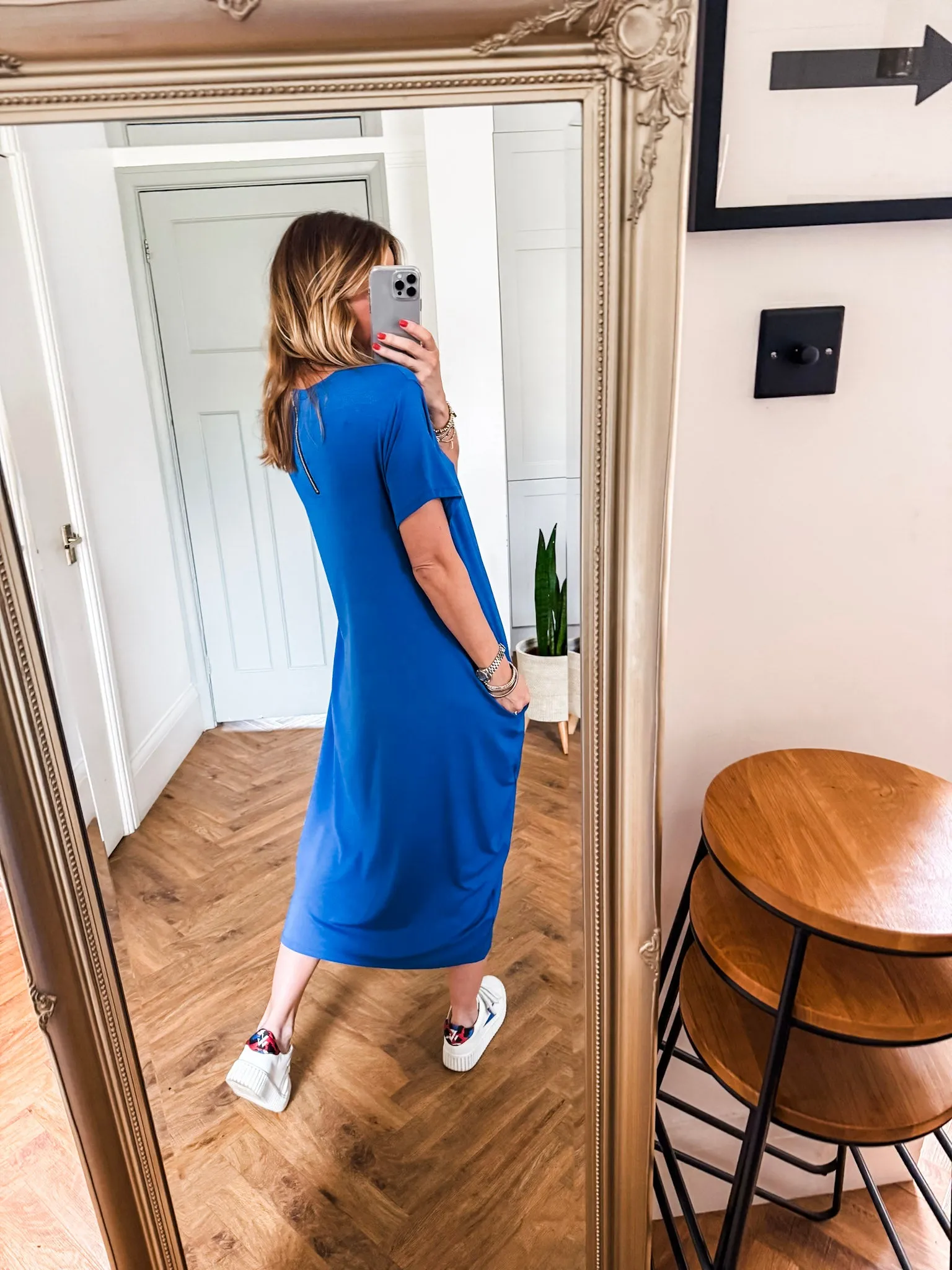 T-Shirt Zip Back Dress