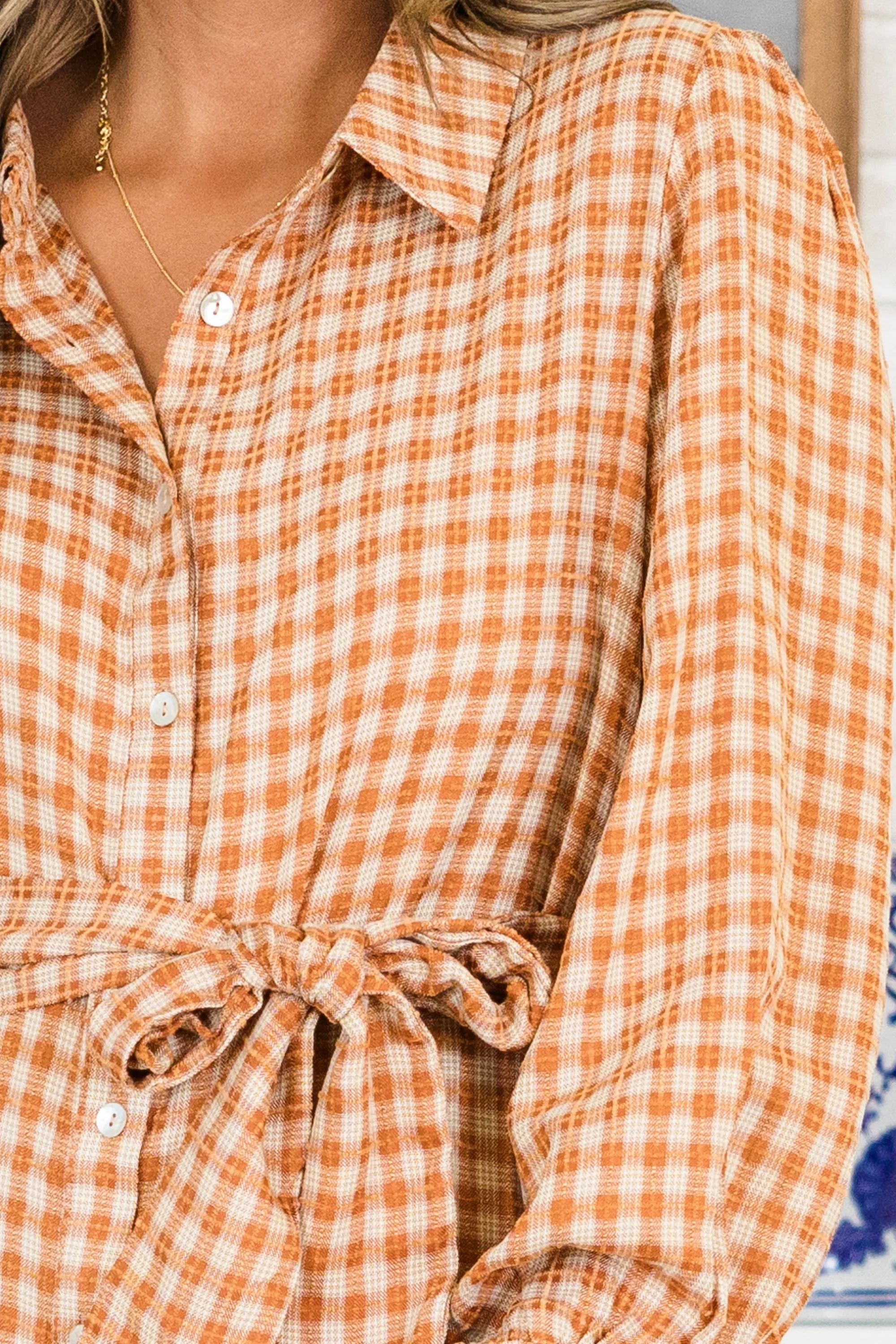 Talk To You Later Maxi Dress, Rust
