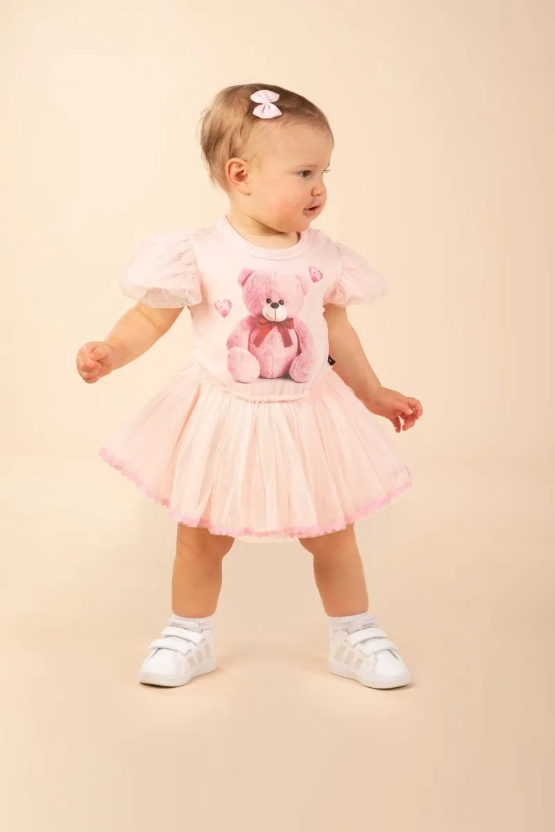 TEDDY BEAR CIRCUS TUTU ONESIE DRESS
