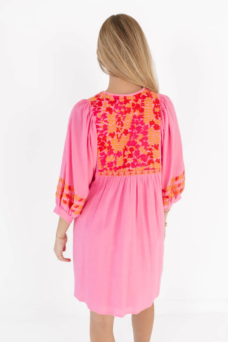The Carlie Dress - Pink