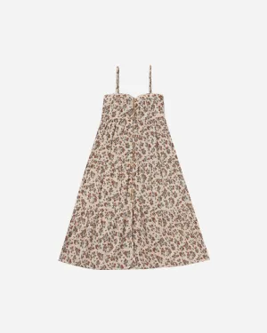 tiered maxi dress | vintage floral - LAST ONE 2/3Y
