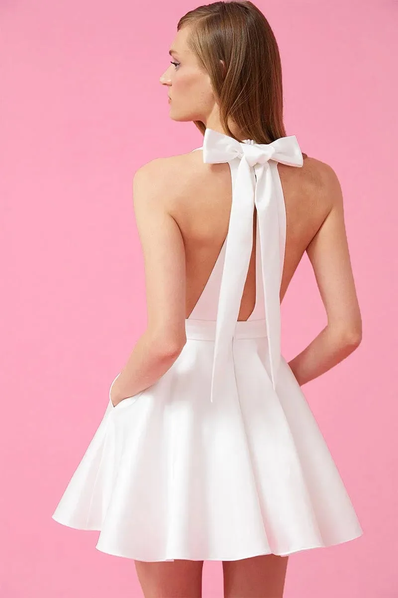 Timeless Charm Graceful Skater Mini Dress