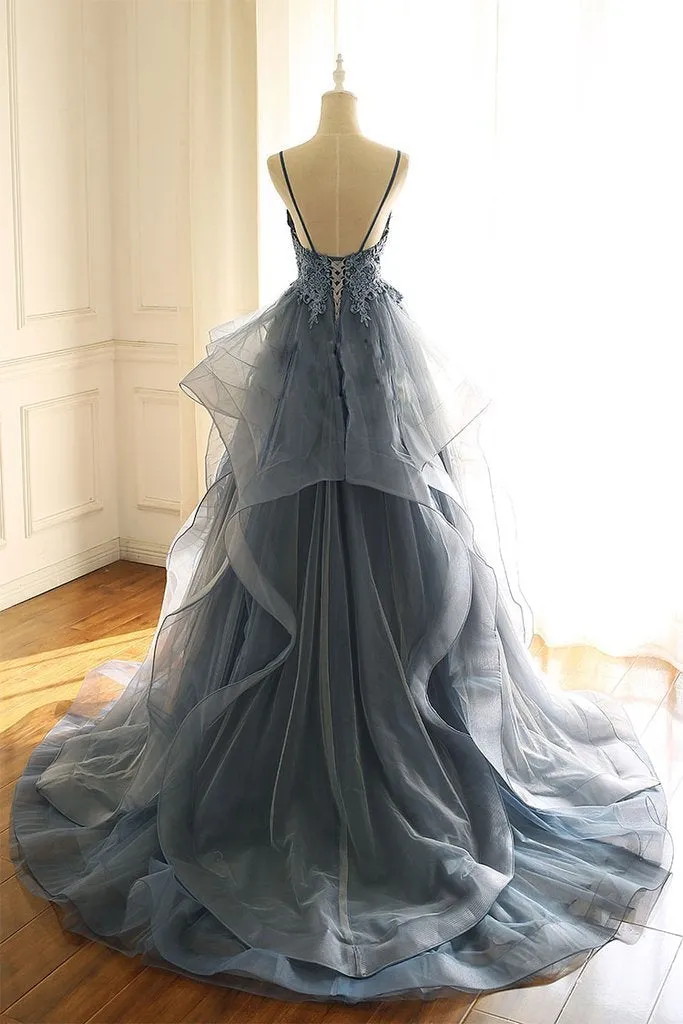 Wenkouban-Christmas Thanksgiving Gift New Year's Eve Dress party look inspos back to school dress  Beaded Lace Applique Multilayered Tulle Maxi Dress