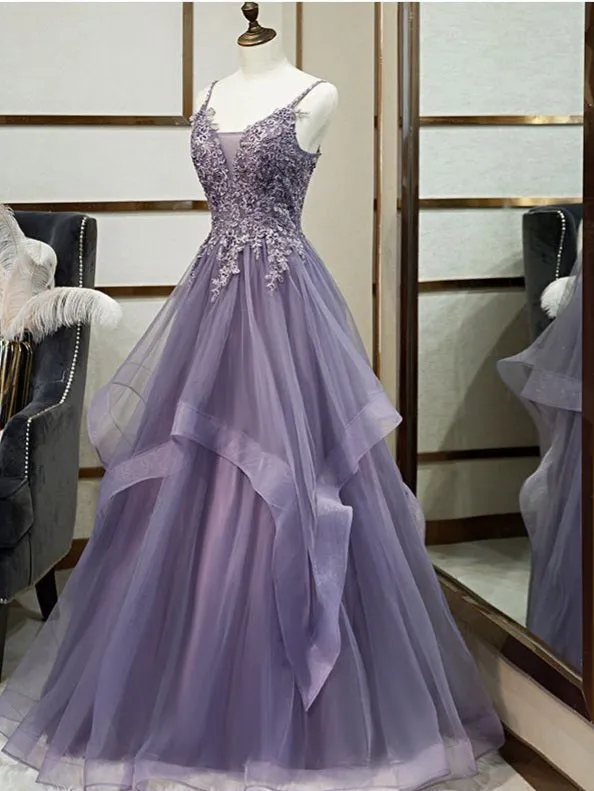 Wenkouban-Christmas Thanksgiving Gift New Year's Eve Dress party look inspos back to school dress  Beaded Lace Applique Multilayered Tulle Maxi Dress
